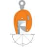 Lifting clamp for Holland profile CBL-1.5/0-80mm/1500 KG – Image 2